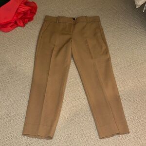 Jcrew 365 tan cropped pant